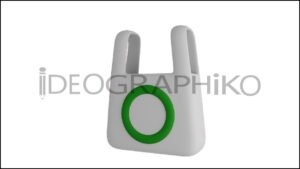 Bolsa icono animación 3D