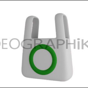 Bolsa icono animación 3D