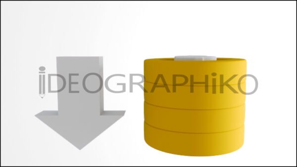 Monedas perdida icono animado 3D
