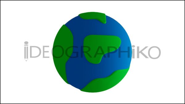 Tierra icono animación