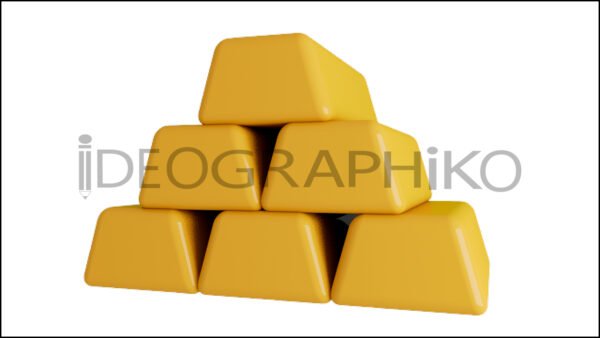 Oro icono 3D