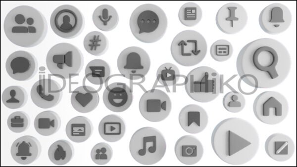 Iconos animadod iconos 3D