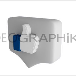 Like comentario icono animado 3D