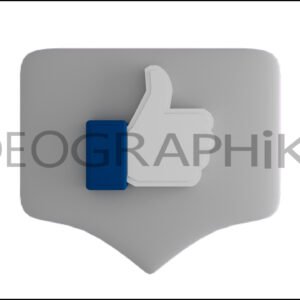 Like comentario animado 3D