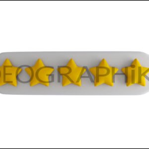 Estrellas icono animación 3D