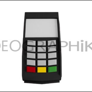 Terminal de pago icono 3D