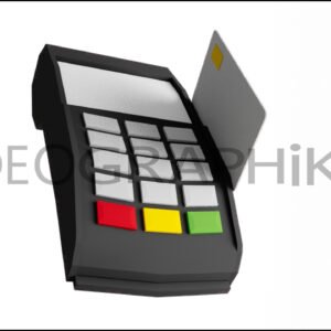 Terminal de pago con tarjeta 3D