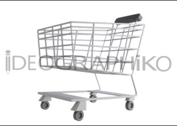 Carrito icono animado en 3D