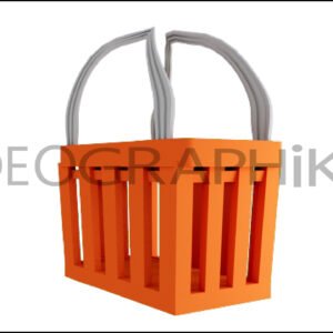 Canasta de compras icono en 3D
