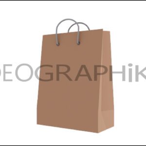 Bolsa de compras icono en 3D