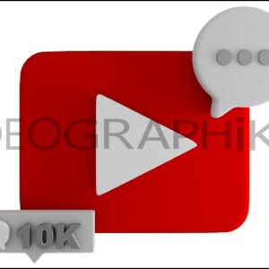 Youtube icono animado 3D