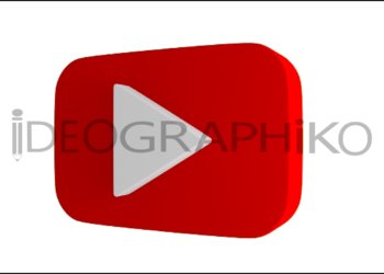 Youtube icono 3D