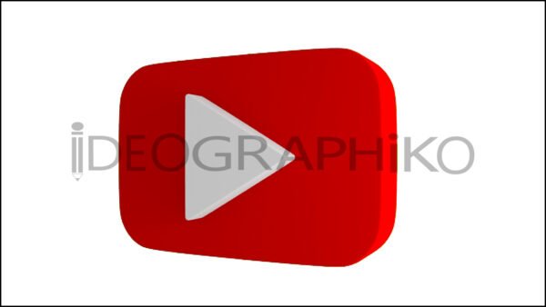 Youtube icono 3D