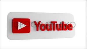 Youtube logo icono 3D