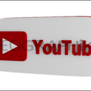 Youtube animado logo 3D