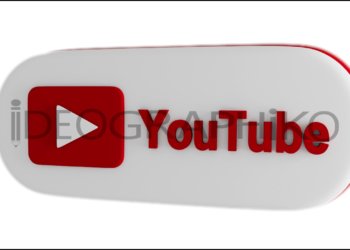 Youtube animado logo 3D